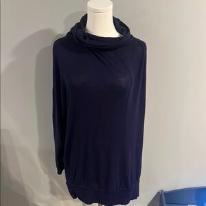 Lane Bryant Blue Cowl Neck Sweater